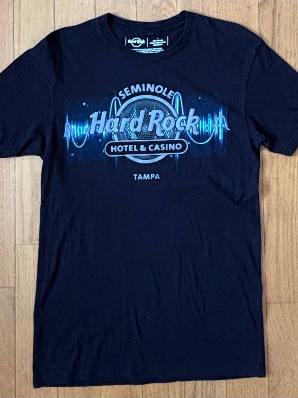 Hard Rock Cafe Seminole Tampa Men's/Unisex Black Graphic T‑Shirt S